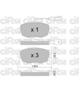 CIFAM - 8225281 - Комплект тормозных колодок  дисковый тормоз