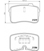 HELLA - 8DB355008201 - Комплект тормозных колодок дисковый тормоз