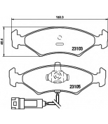 HELLA - 8DB355010301 - Brake Pad Set, disc brake