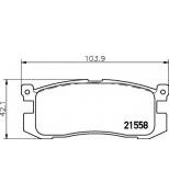 HELLA - 8DB355016361 - Brake Pad Set, disc brake