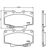 HELLA - 8DB355016871 - Колодки тормозные дисковые