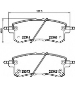 HELLA - 8DB355019541 - Brake Pad Set, disc brake