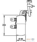 HELLA - 8FT351335101 - Фильтр-осушитель кондиционера