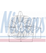 NISSENS - 85266 - Вентилятор радиатора NISSENS