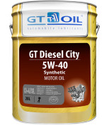 GT OIL 8809059408018 Моторное масло GT OIL Diesel City  CI-4/SL SAE 5W-40 (20л)
