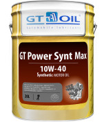 GT OIL 8809059408049 Масло моторное 10W40 GT Power Synt Max 20л синтетика