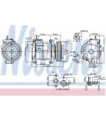 NISSENS - 890128 - Компрессор кондиционера