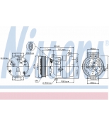 NISSENS - 89121 - Компрессор кондиционера