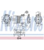 NISSENS - 89322 - Компрессор кондиционера