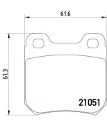PAGID - T1015 - Колодки тормозные дисковые задн OPEL: OMEGA A 86-94