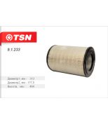 TSN 91233 Фильтр возд.RENAULT Magnum,Midlum,Premium Distribution,Premium Route 2000=>