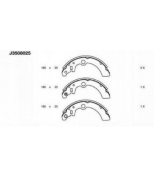 NIPPARTS - J3508025 - Колодки тормозные дисковые Ignis 1,3/1,5