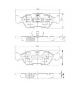 NIPPARTS - J3600900 - Колодки диск. Nexia, Espero 06.94-06.99 11046152 GDB3116=>GDB951