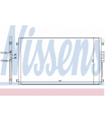 NISSENS - 94557 - Конденсатор кондиционера 94557