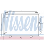 NISSENS - 94581 - Конденсатор кондиционера 94581