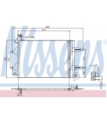 NISSENS - 94628 - Конденсатор кондиционера 94628