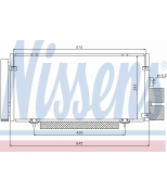 NISSENS - 94885 - Конденсатор кондиционера 94885