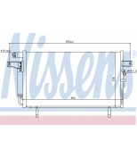 NISSENS - 94936 - Конденсер PATHFINDER/QX 4 3.5 97-