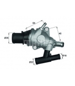 KNECHT/MAHLE TH2988 Термостат