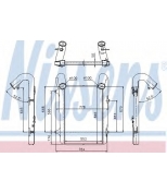 NISSENS - 97059 - Интеркулер 553x852x50